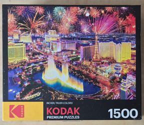 Kodak Premium Puzzles 1500 Piece Las Vegas