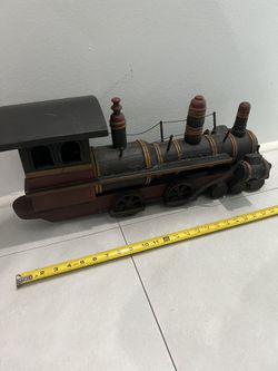 Large Decorative Wooden Train Engine. Jupiter