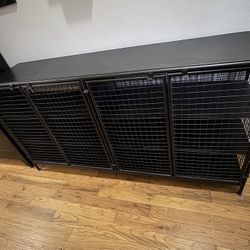 Industrial Metal Mesh Sideboard Console
