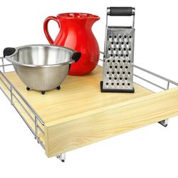 LYNK PROFESSIONAL® Select™ Pull Out Cabinet Organizer, 17" x 21" Slide Out Drawers for Kitchen Cabinets - Sliding Pull-Out Pantry Shelves – Home Shelf