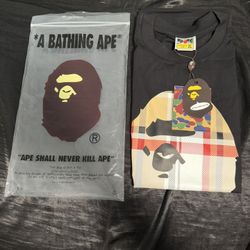 Burberry X bape Shirt XL