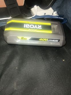 Ryobi 40v 2ah battery q