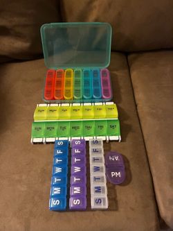 Weekly Pill Organizer Set – Multiple Organizers