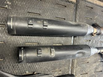 🔥 Harley-Davidson 4.5” Chrome Works Slip-Ons – Like New 🔥