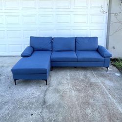 Blue Modern Sectional Couch / Sofa [FREE Delivery🚚]