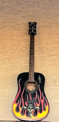 Acoustic Guitar Dean Musical Instruments With Gig Bag