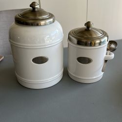 William Sonoma Coffee And Cookie Canisters