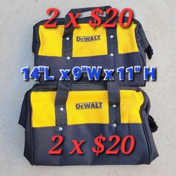 2 PACK- Dewalt MEDIUM tools bags...NEW_NUEVO $20 PRECIO FIJO_FIRM PRICE
