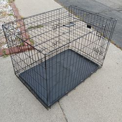 Folding Dog Crate Medium Sized Dogs