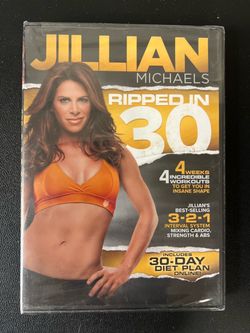 Jillian Michaels: Ripped in 30 (2011, DVD) New Sealed