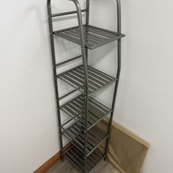 Metal Rack With Shelves