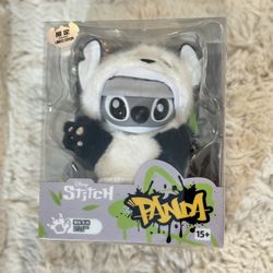 Limited Edition Asia Exclusive Stitch Panda Plush Keychain (New Box Sealed)