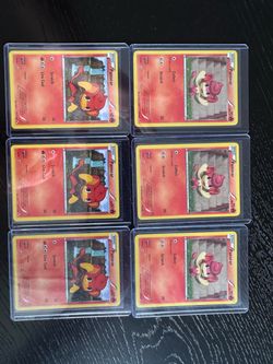 Pansear Pokémon Cards Lot of 6