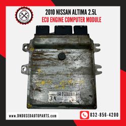 2010 NISSAN ALTIMA 2.5L  ECU ENGINE COMPUTER MODULE  OEM/USED PART