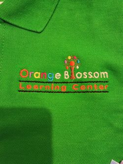 Orange Blossom T shirt /Orange Blossom pullover de niña 4 años. Uniforme escolar