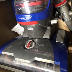 Hoover WindTunnel 2 Whole House Rewind Corded Bagless Upright Vacuum Cleaner with Hepa Media Filtration
