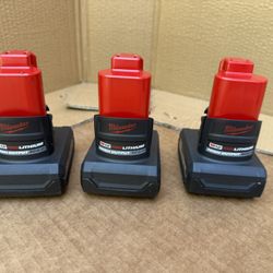 M12 Milwaukee Battery 