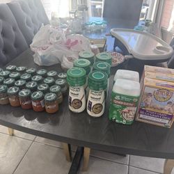 Baby Food And Oatmeal 