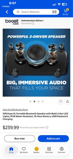 ION Hype XL Portable Bluetooth Speaker