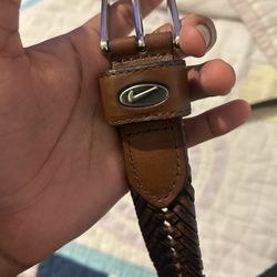 Nike Wooden Leather Belt