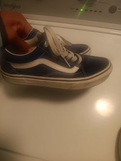 Vans Dark Blue (size 4 mens)
