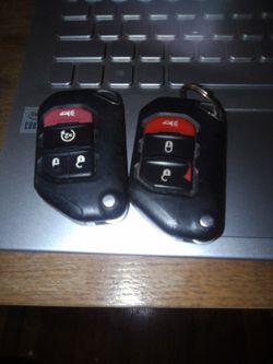Jeep Keys From A 2020 Wrangler