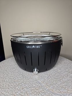 Grill Time Tailgater GT GREY 124 Sq. In. Charcoal Portable Grill UPG-R-13 Grill