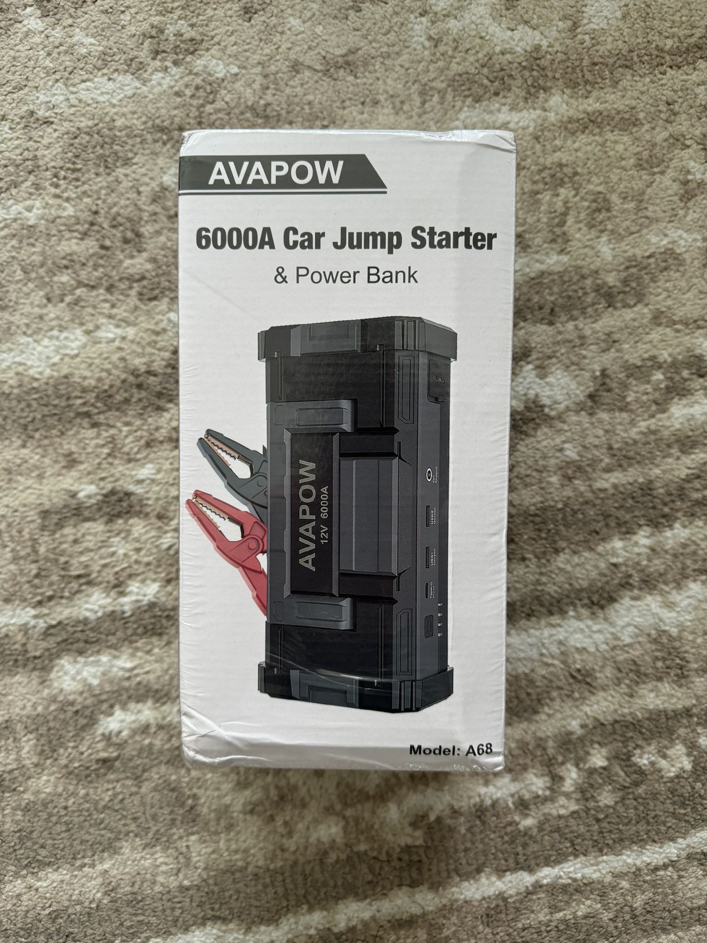 AVAPOW 6000A Car Jump Starter