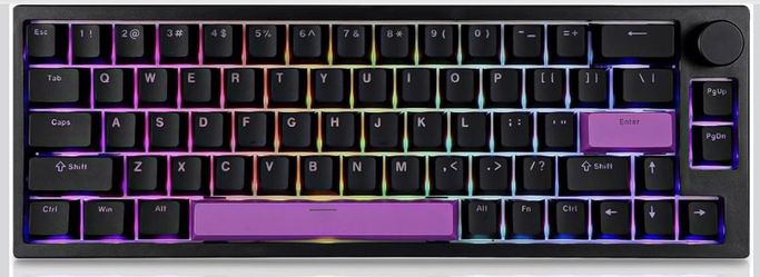 RGB Wired Mechanical Gaming Keyboard With Knob
