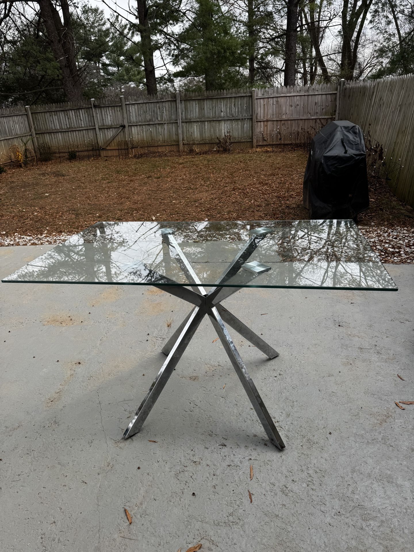 Glass Dining table
