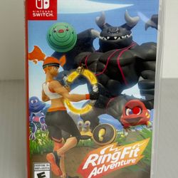 Ring Fit Adventure (Nintendo Switch)  - Fitness Game Only and Case