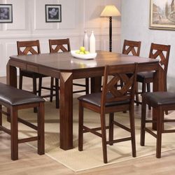 Brand New 8 Pc Pub Dining Table Set