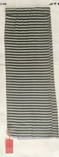 Striped Scarf with Tag