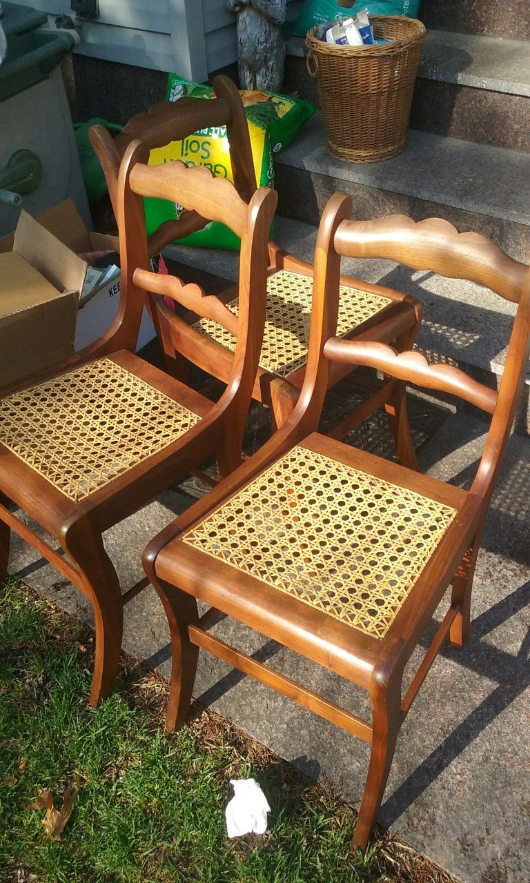 3 antique chairs
