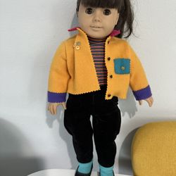 American Girl Pleasant Company 1996 GT2 Samantha Doll 18" Brown Eyes, Brown Hair