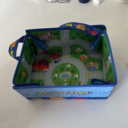 Little Town Car Basket/ Play Mat 