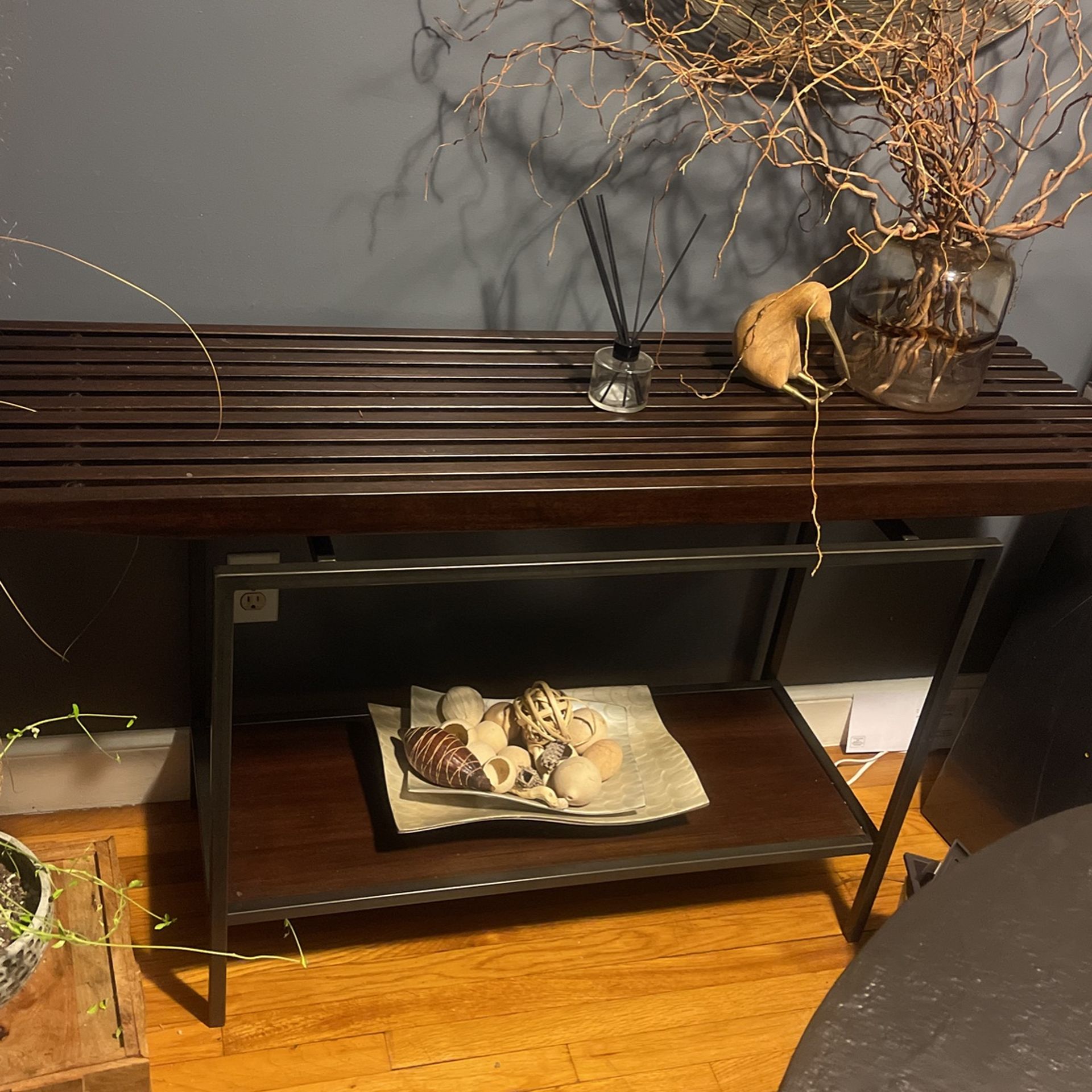 Espresso Console Table