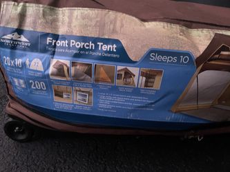 Northwest Territory Front Porch Cabin Tent 10 Person 150 Used Once for Sale in Bay Shore NY OfferUp