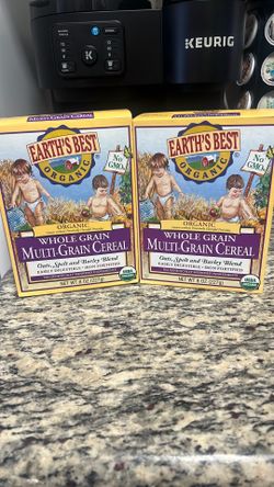 Free Earth’s Best multi-grain cereal