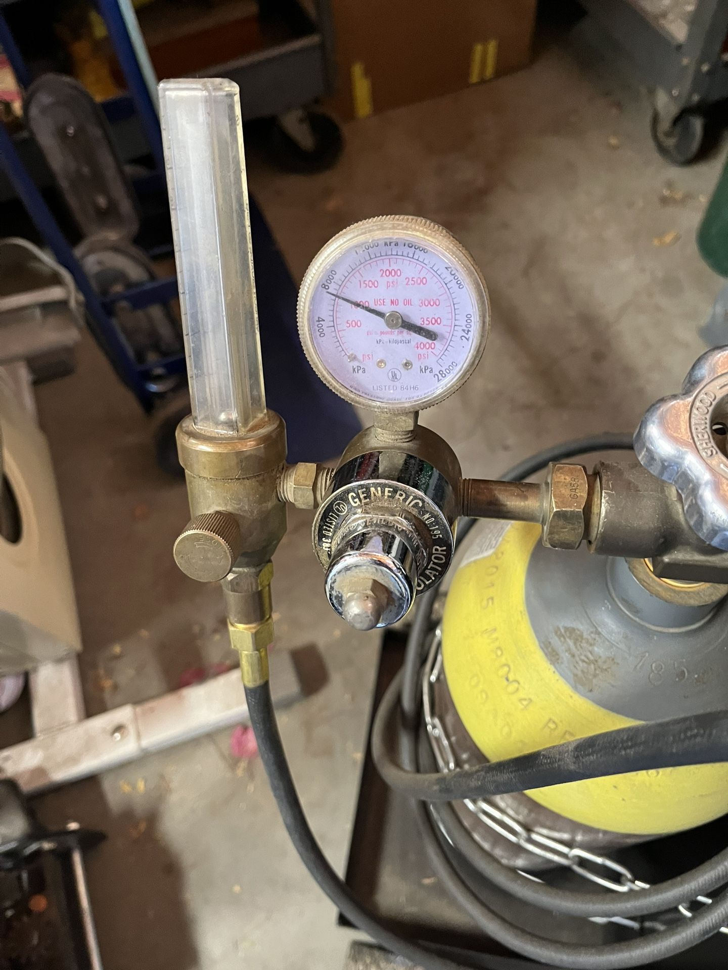 Regulator For Gas Welder. ( Regulator Only, Not The Hose Or The Cylinder.)