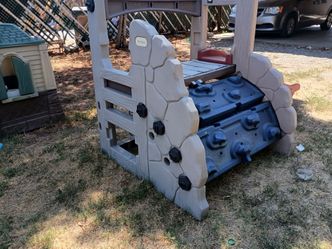 Outdoor toddler slide