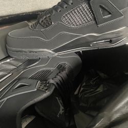 BLACK CAT JORDAN 4s BRAND NEW 