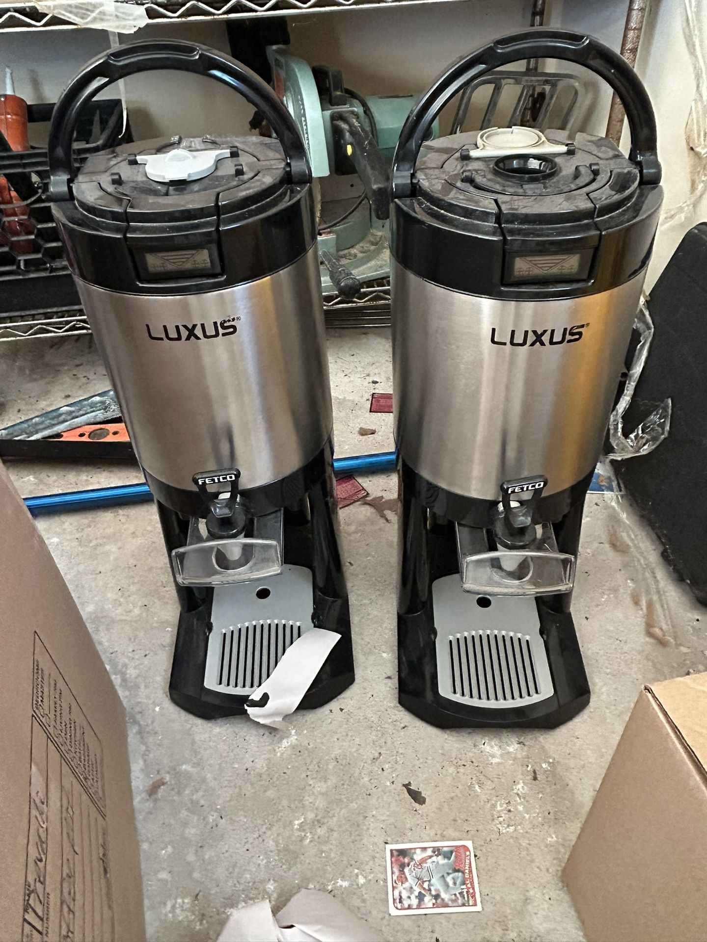 Fetco Luxus Brewer Both