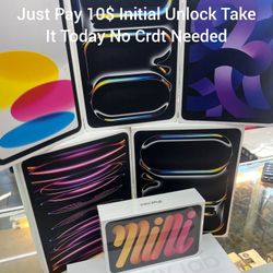 IPad Pro M4 IPad Mini New Pay Low Down No Crdt Needed