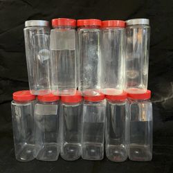 Plastic Storage Jars