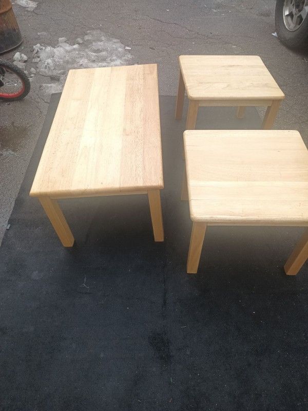 Coffee Table And Two End Tables