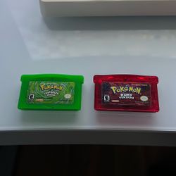Pokemon Ruby And Leaf Green