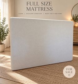 Full Size Mattress – Clean, Excellent Condition