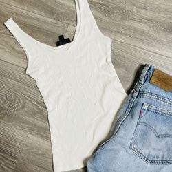 White TopShop Tank J:I:k