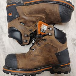 Timberland  PRO men's  Boondocks 6 inch Composite safety toe waterproof industrial work boots to size 8,5 M. Wore once. Like new.